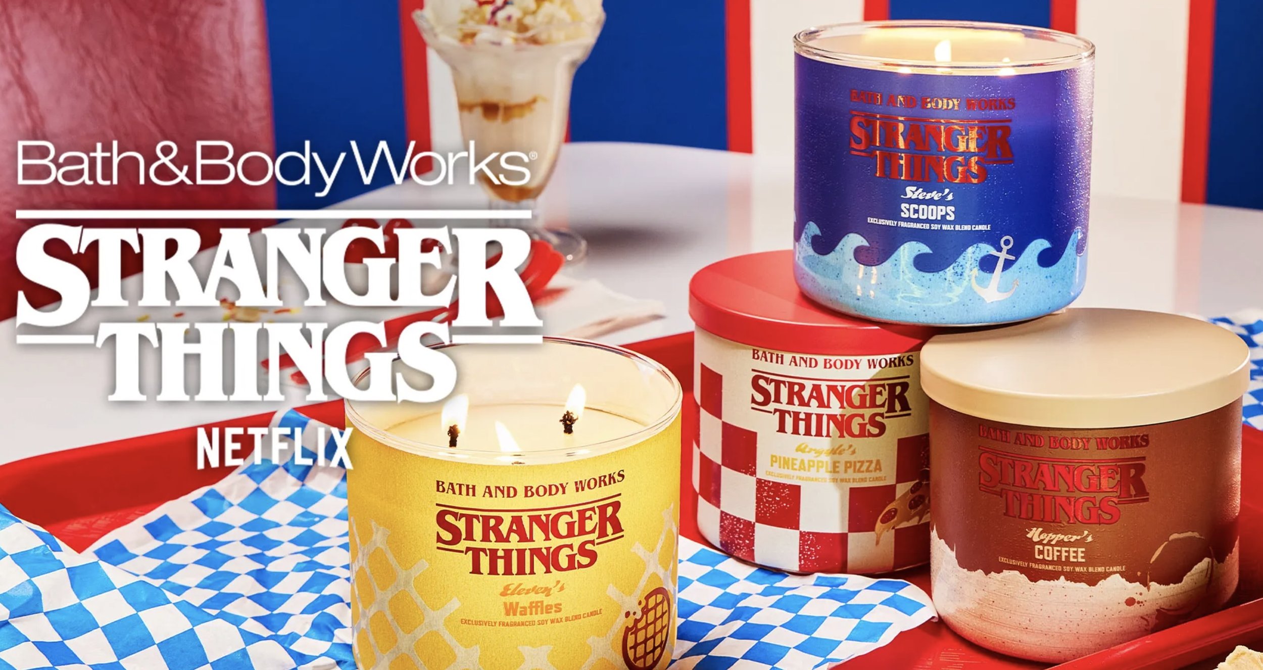 STRANGER THINGSThemed Scented Candles Coming To Bath and Body Works